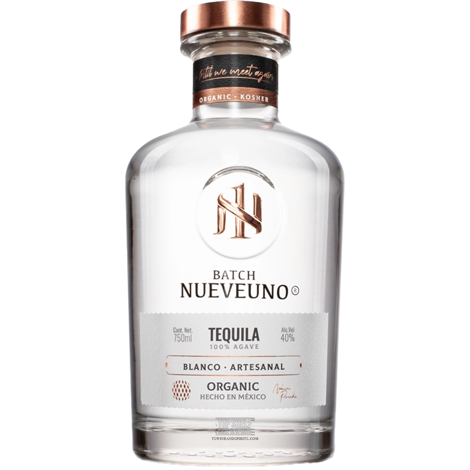 NueveUno Blanco Organic Kosher Tequila