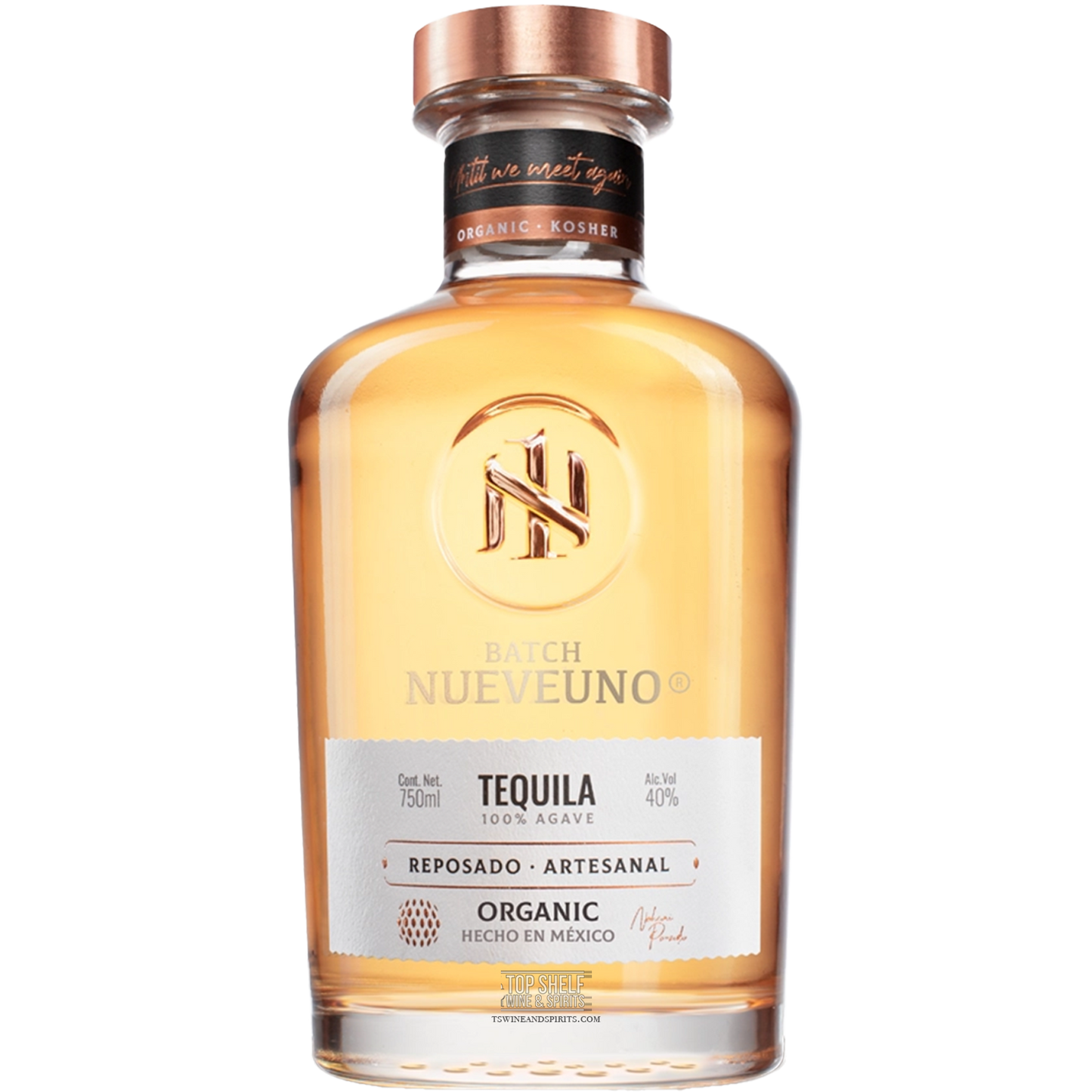 NueveUno Reposado Organic Kosher Tequila