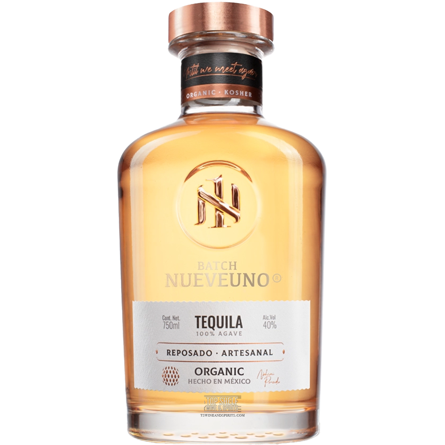 NueveUno Reposado Organic Kosher Tequila