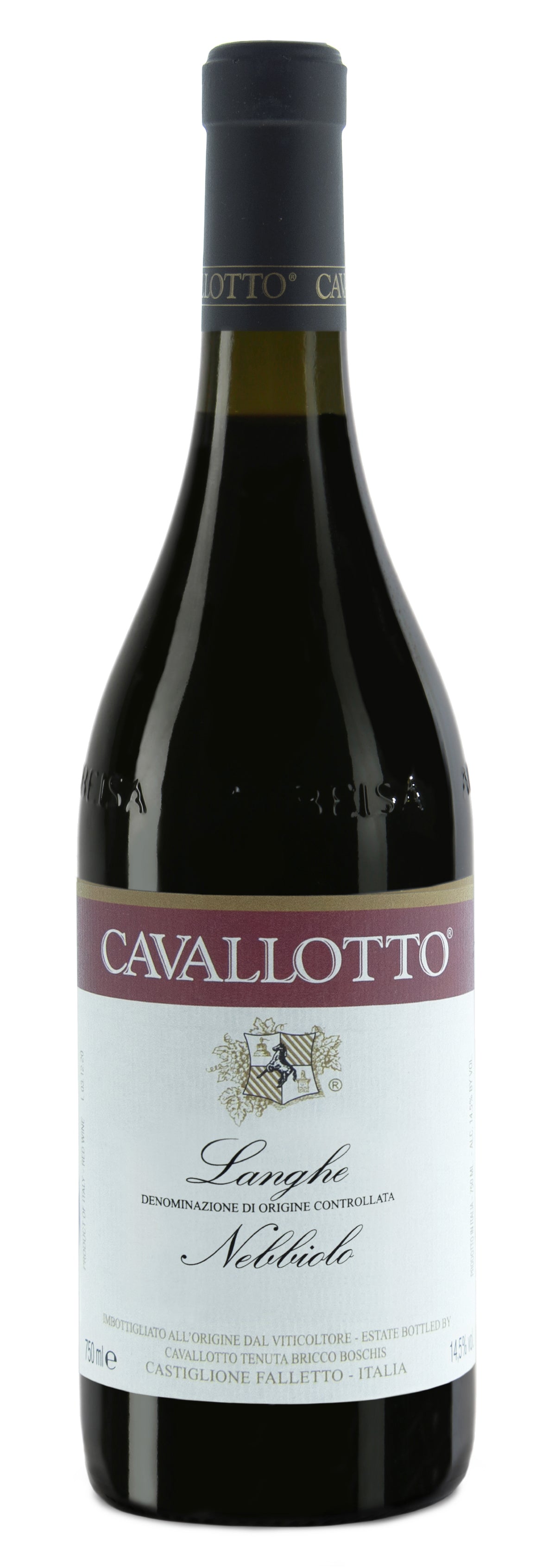 Cavallotto Langhe Nebbiolo 2022  Front Bottle Shot