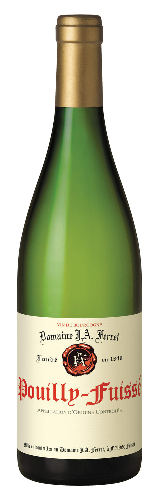 Domaine Ferret Pouilly-Fuisse 2021  Front Bottle Shot
