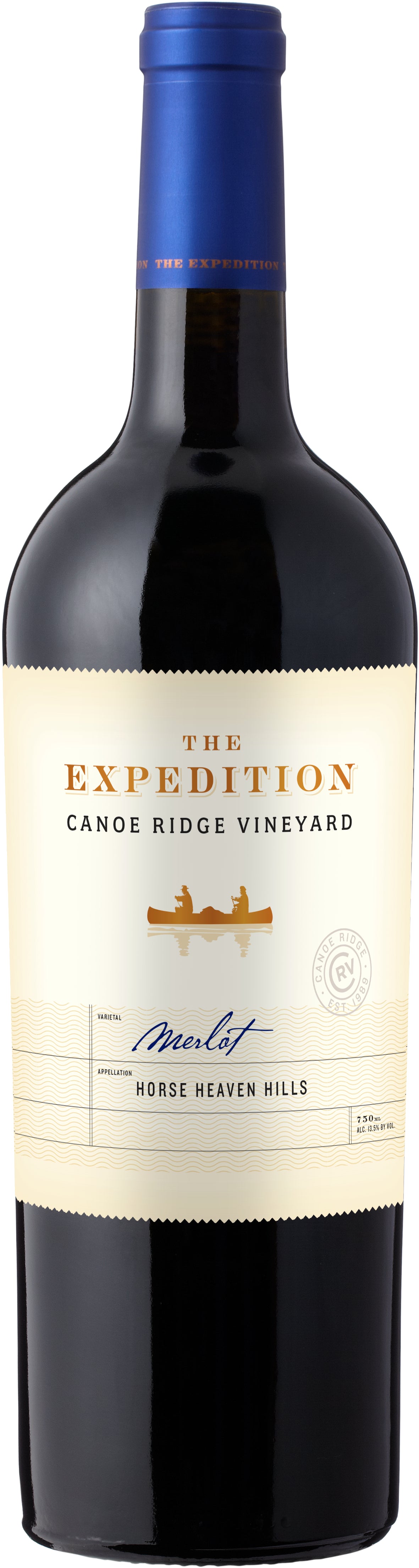 Canoe Ridge The Expedition Merlot 2020  Front Bottle Shot
