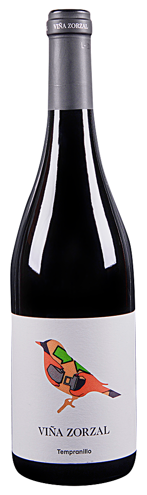 Vina Zorzal Tempranillo 2023  Front Bottle Shot