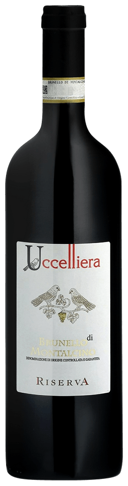 Uccelliera Brunello di Montalcino Riserva 2019  Front Bottle Shot