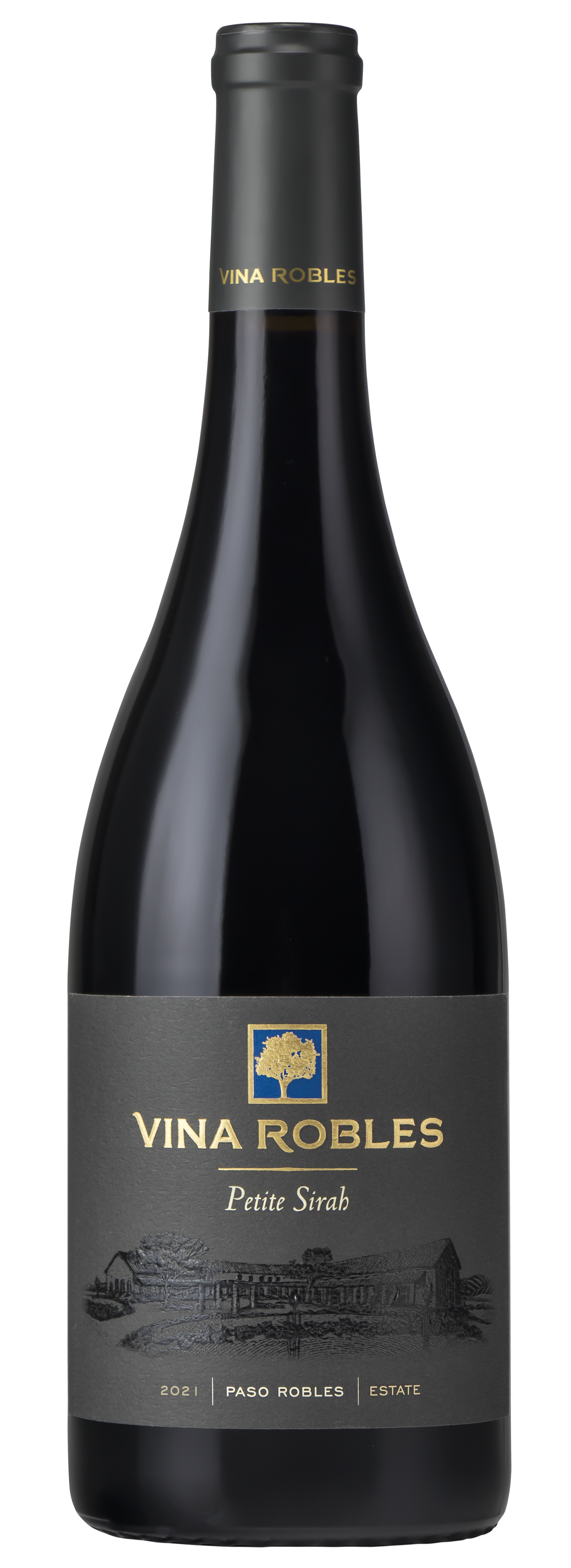 Vina Robles Petite Sirah 2021  Front Bottle Shot