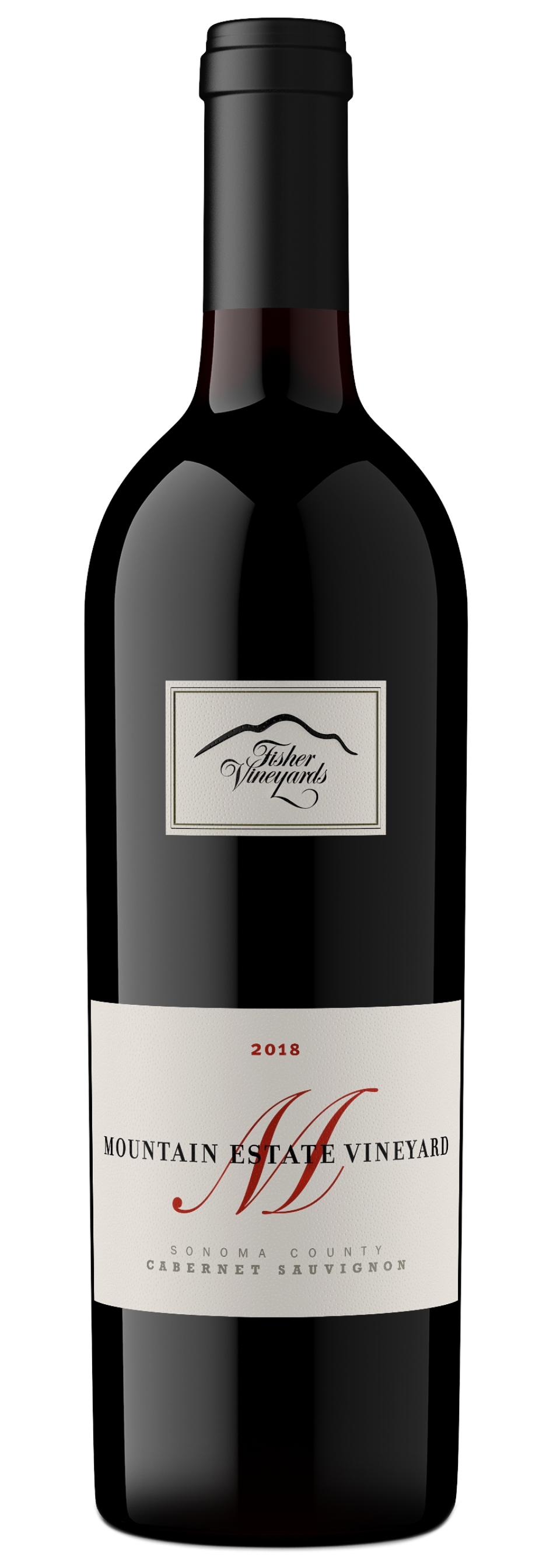 Fisher Vineyards Mountain Estate Cabernet Sauvignon 2018  Front Bottle Shot