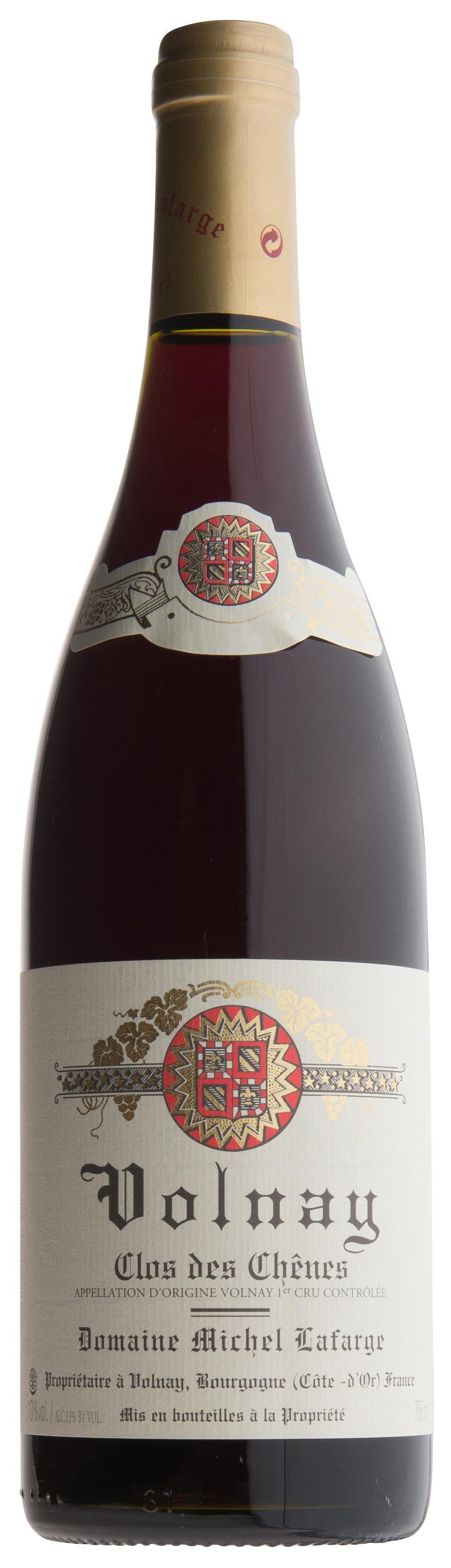 Domaine Michel Lafarge Volnay Clos des Chenes Premier Cru 2022  Front Bottle Shot