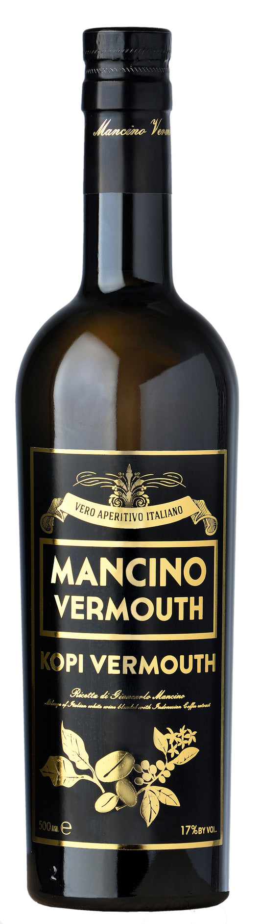 Mancino Kopi Vermouth (500ML)  Front Bottle Shot