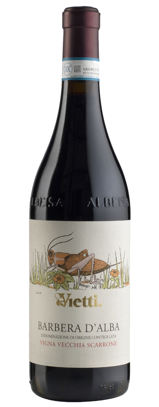 Vietti Barbera d'Alba Scarrone Vigna Vecchia 2022  Front Bottle Shot