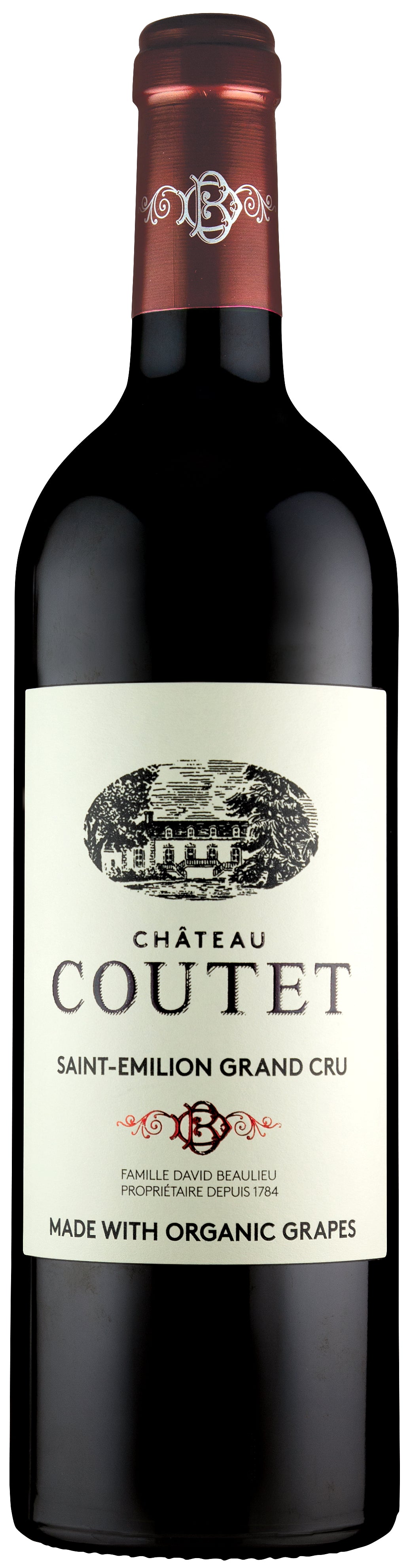 Chateau Coutet St. Emilion  2022  Front Bottle Shot