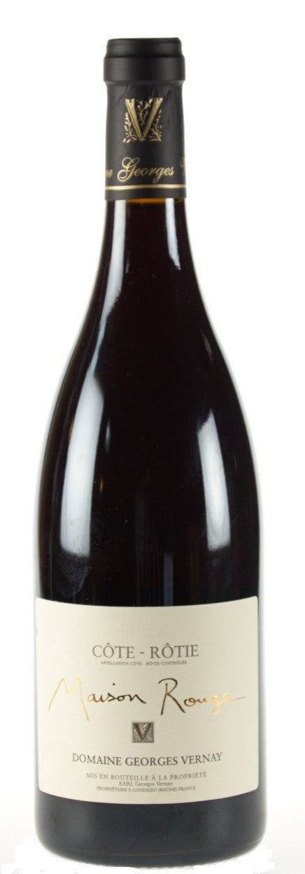 Georges Vernay Cote-Rotie Maison Rouge 2018  Front Bottle Shot