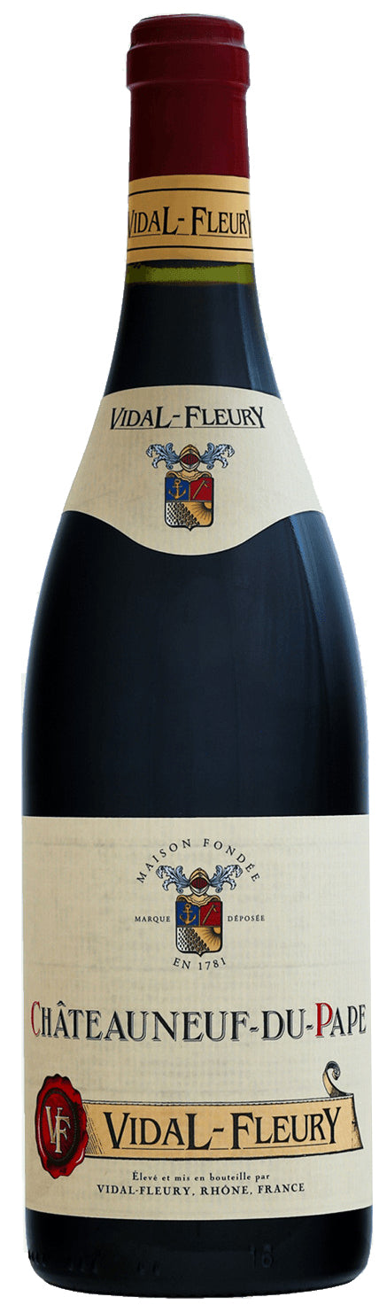Vidal-Fleury Chateauneuf-du-Pape 2017  Front Bottle Shot