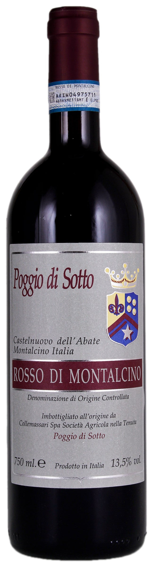 Poggio di Sotto Rosso di Montalcino 2018  Front Bottle Shot