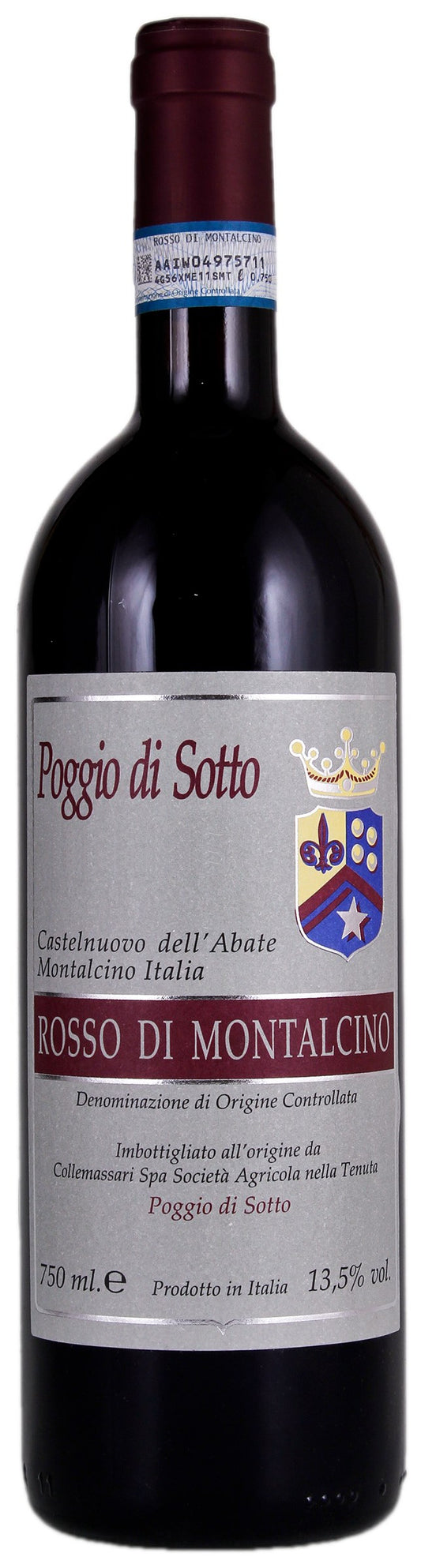 Poggio di Sotto Rosso di Montalcino 2018  Front Bottle Shot