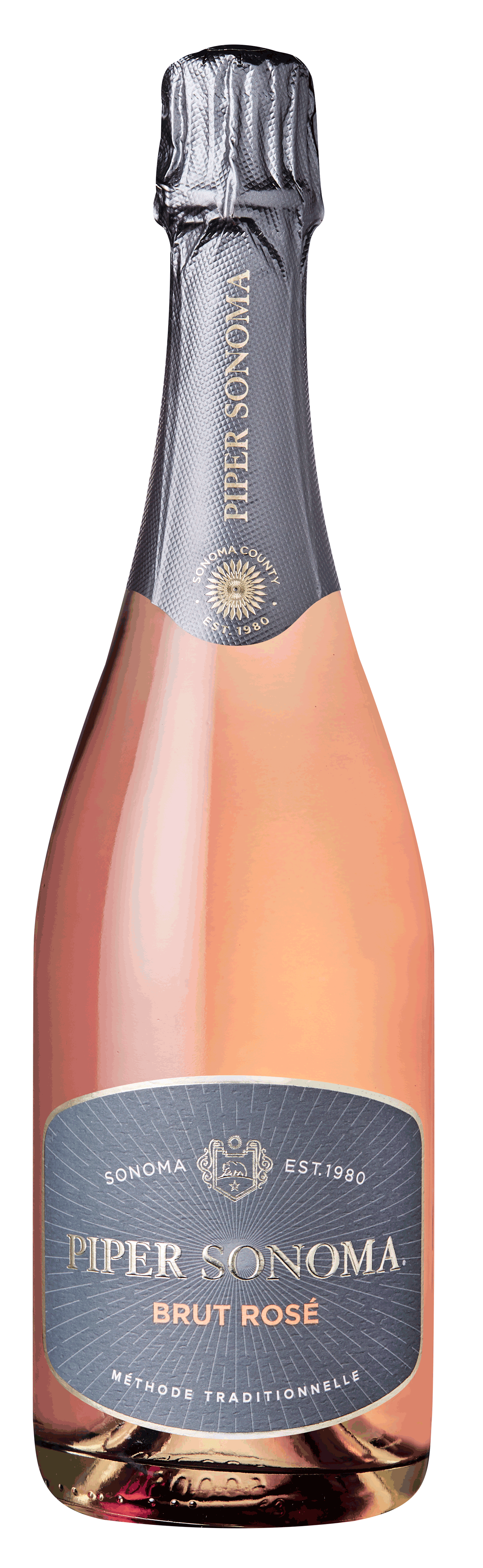 Piper Sonoma Brut Rose  Front Bottle Shot