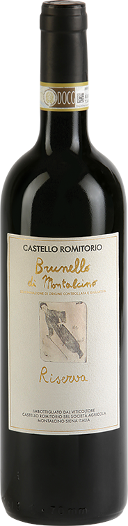 Castello Romitorio Brunello di Montalcino Riserva 2016  Front Bottle Shot
