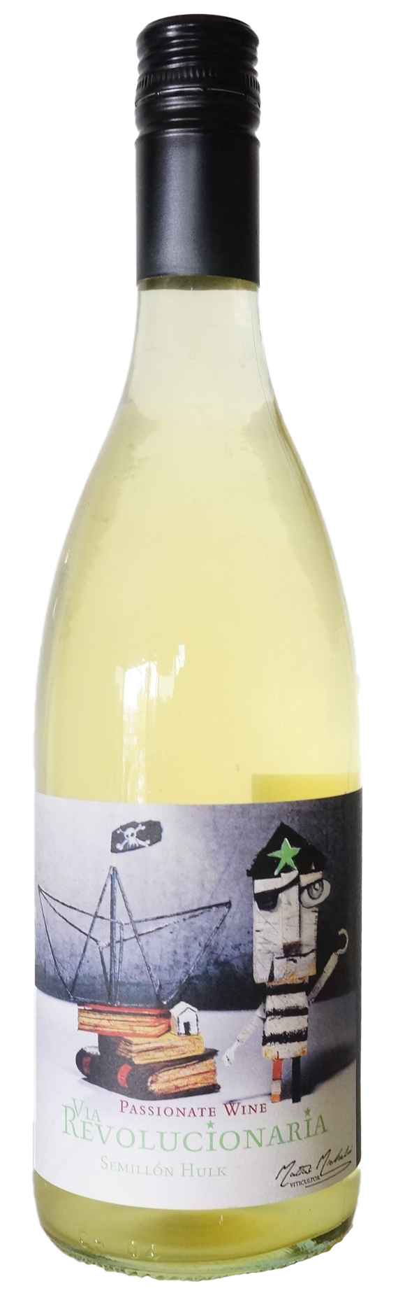 Passionate Wines Via Revolucionaria Semillon Hulk 2023  Front Bottle Shot