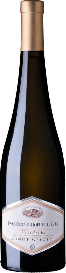 Poggiobello Pinot Grigio 2023  Front Bottle Shot