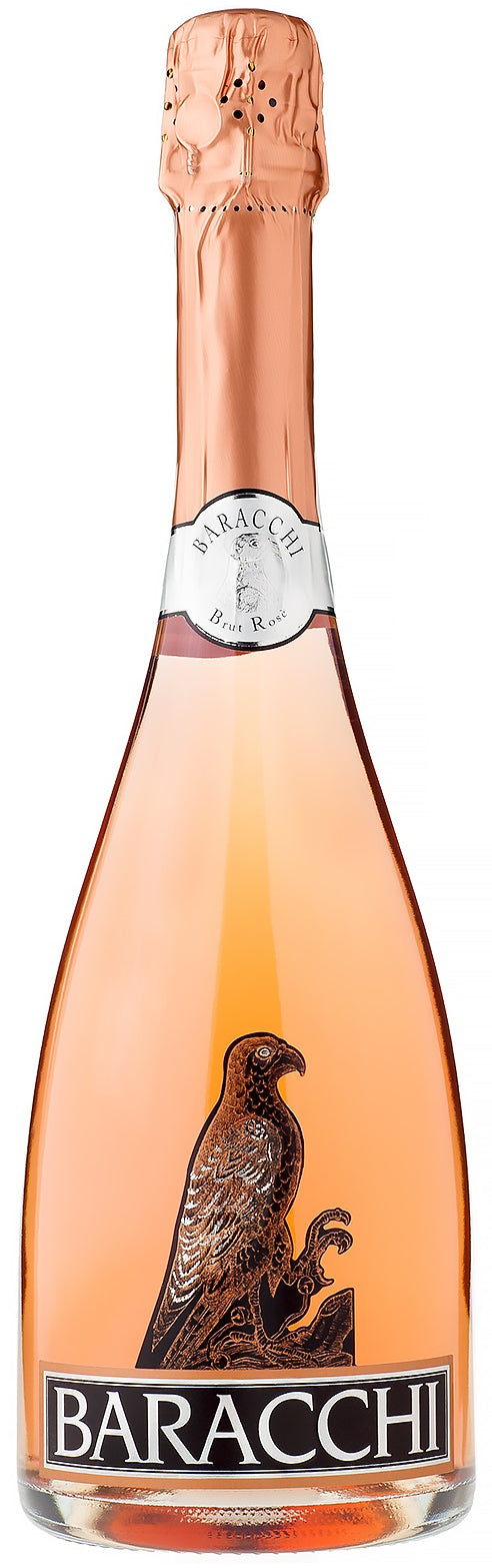 Baracchi Brut Rose of Sangiovese 2018  Front Bottle Shot