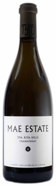 Tyler Winery Mae Estate Chardonnay 2021  Front Bottle Shot