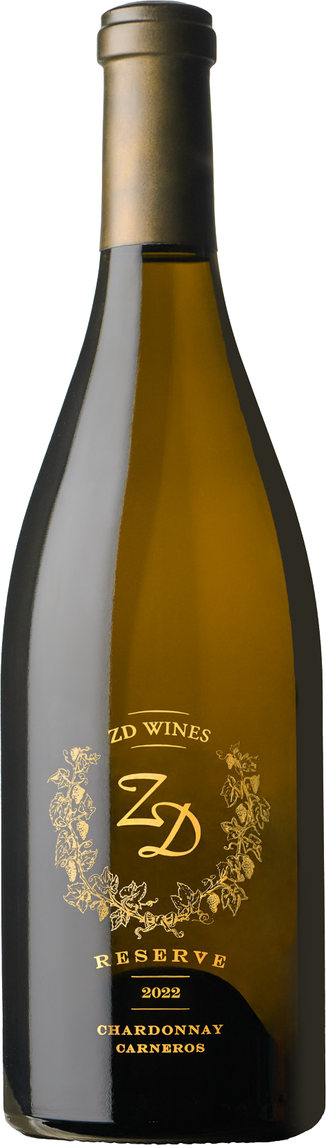 ZD Wines Reserve Chardonnay 2022  Front Bottle Shot