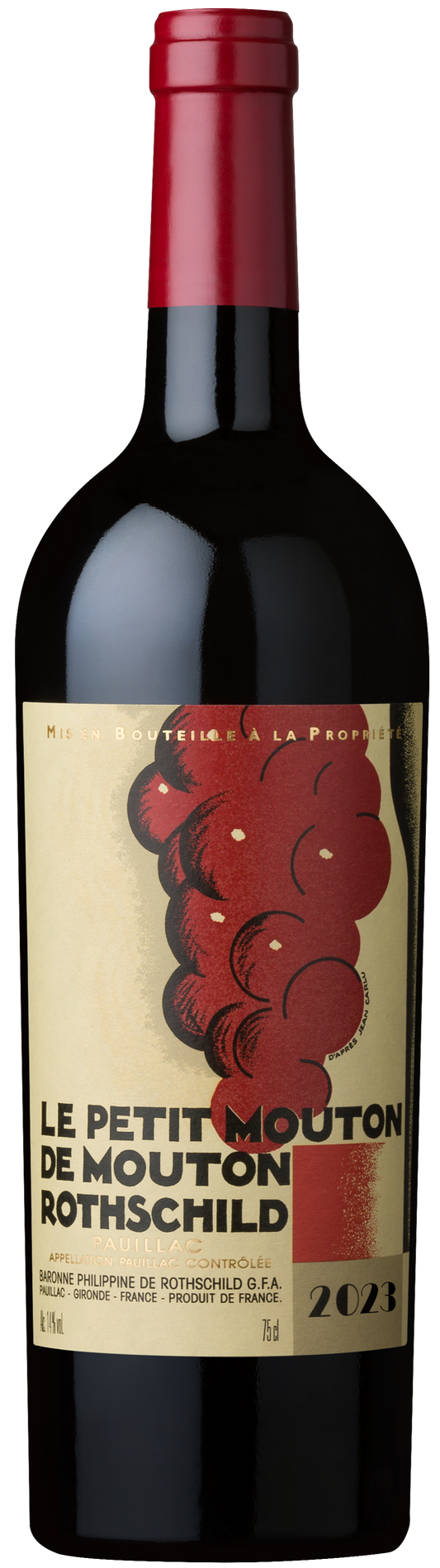 Chateau Mouton Rothschild Le Petit Mouton (Futures Pre-Sale) 2023  Front Bottle Shot