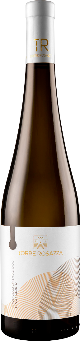 Torre Rosazza Pinot Grigio 2022  Front Bottle Shot