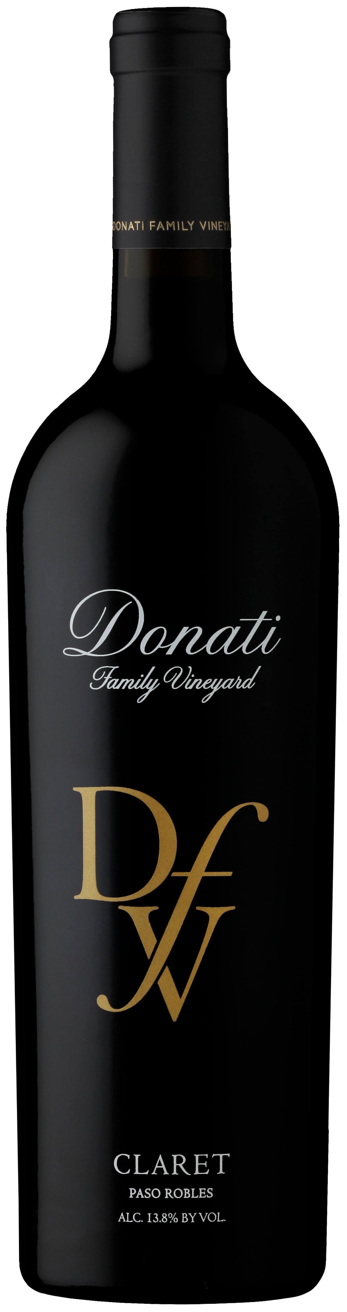 Donati Family Vineyards Claret 2020  Front Bottle Shot