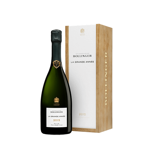 Bollinger La Grande Annee Brut with Gift Box 2015  Front Bottle Shot