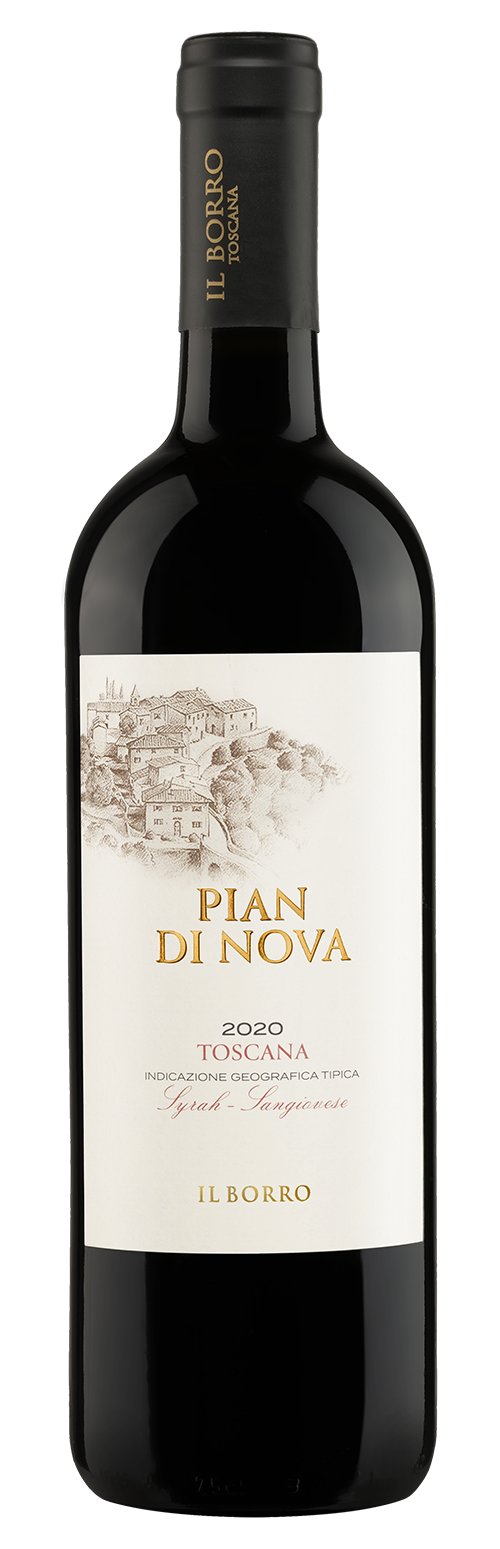Il Borro Pian di Nova Rosso 2020  Front Bottle Shot