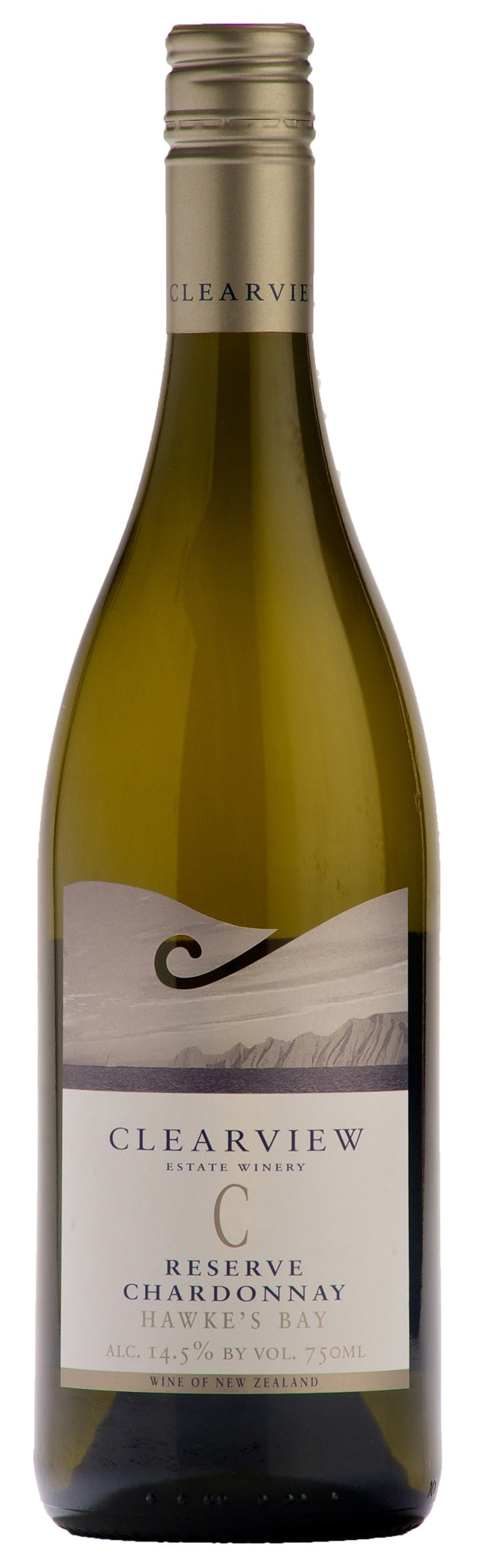 Clearview Estate Winery Reserve Chardonnay 2020  Front Bottle Shot