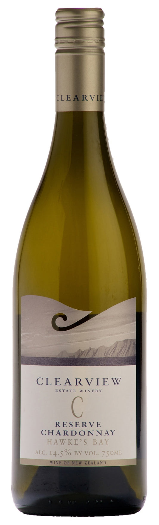 Clearview Estate Winery Reserve Chardonnay 2020  Front Bottle Shot