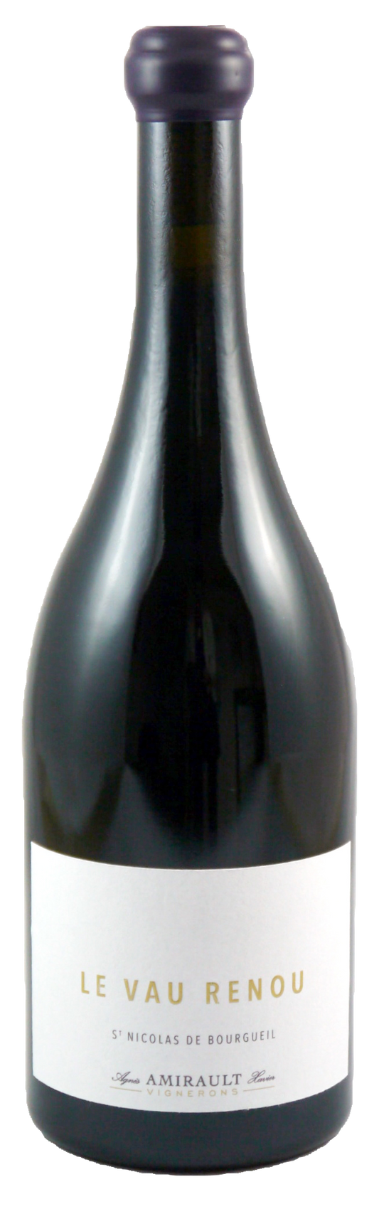 Domaine Xavier et Agnes Amirault St-Nicolas-de-Bourgueil Le Vau Renou 2018  Front Bottle Shot