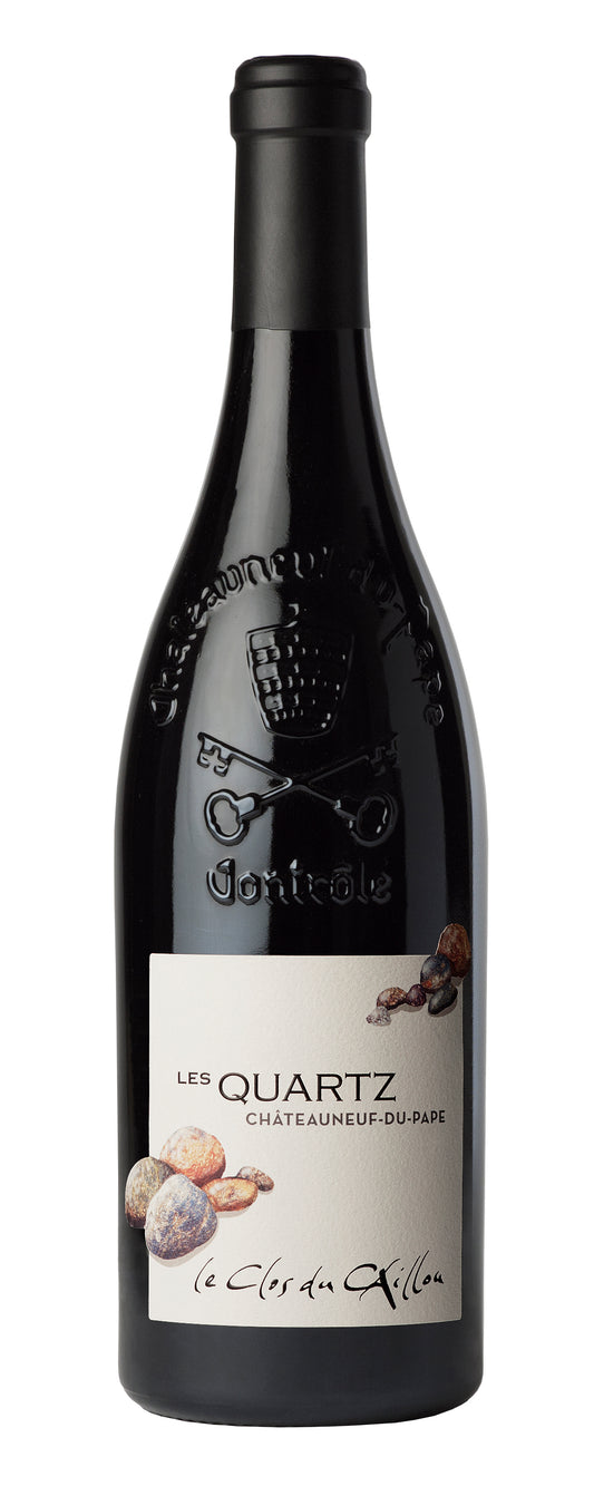 Clos du Caillou Chateauneuf-du-Pape Les Quartz 2022  Front Bottle Shot
