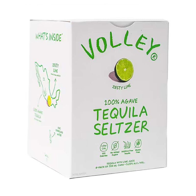 Volley Zesty lime Seltzer Tequila 4/355ml
