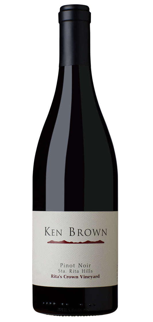 Ken Brown Rita's Crown Vineyard Pinot Noir 2018  Front Bottle Shot