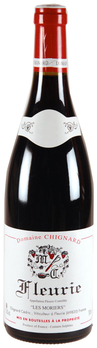 Domaine Michel Chignard Fleurie Les Moriers 2023  Front Bottle Shot