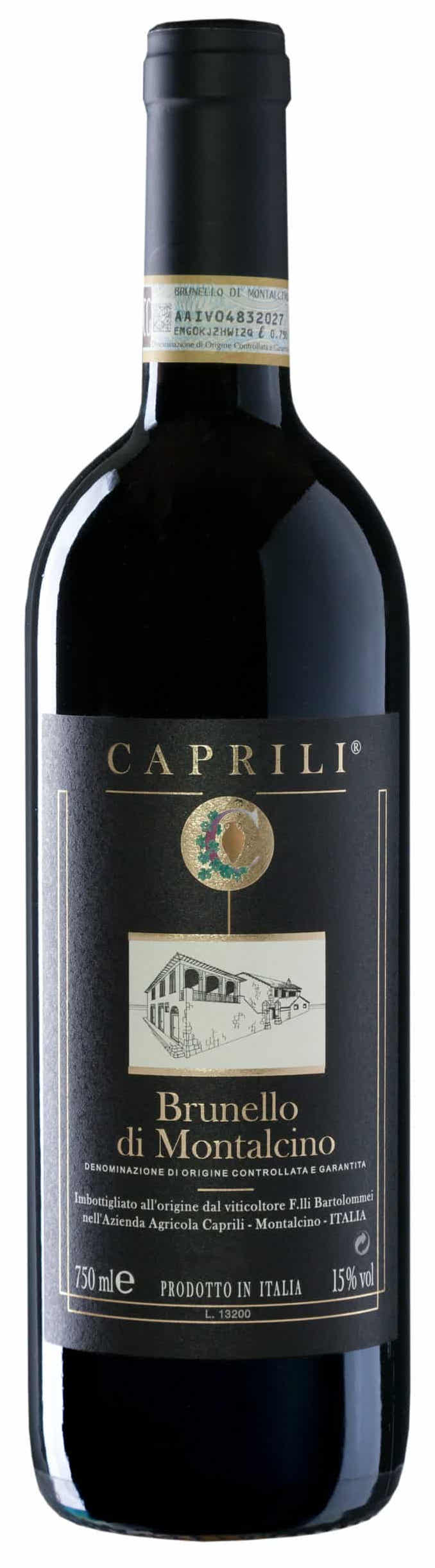 Caprili Brunello di Montalcino 2019  Front Bottle Shot