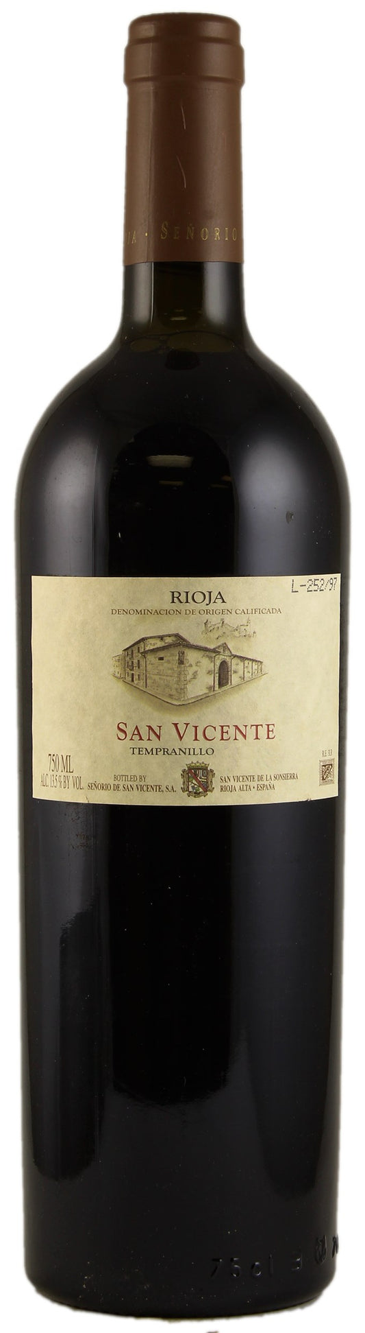 Senorio de San Vicente Rioja 2019  Front Bottle Shot