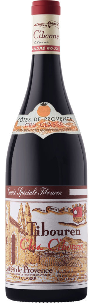 Clos Cibonne Cuvee Speciale Rouge 2023  Front Bottle Shot