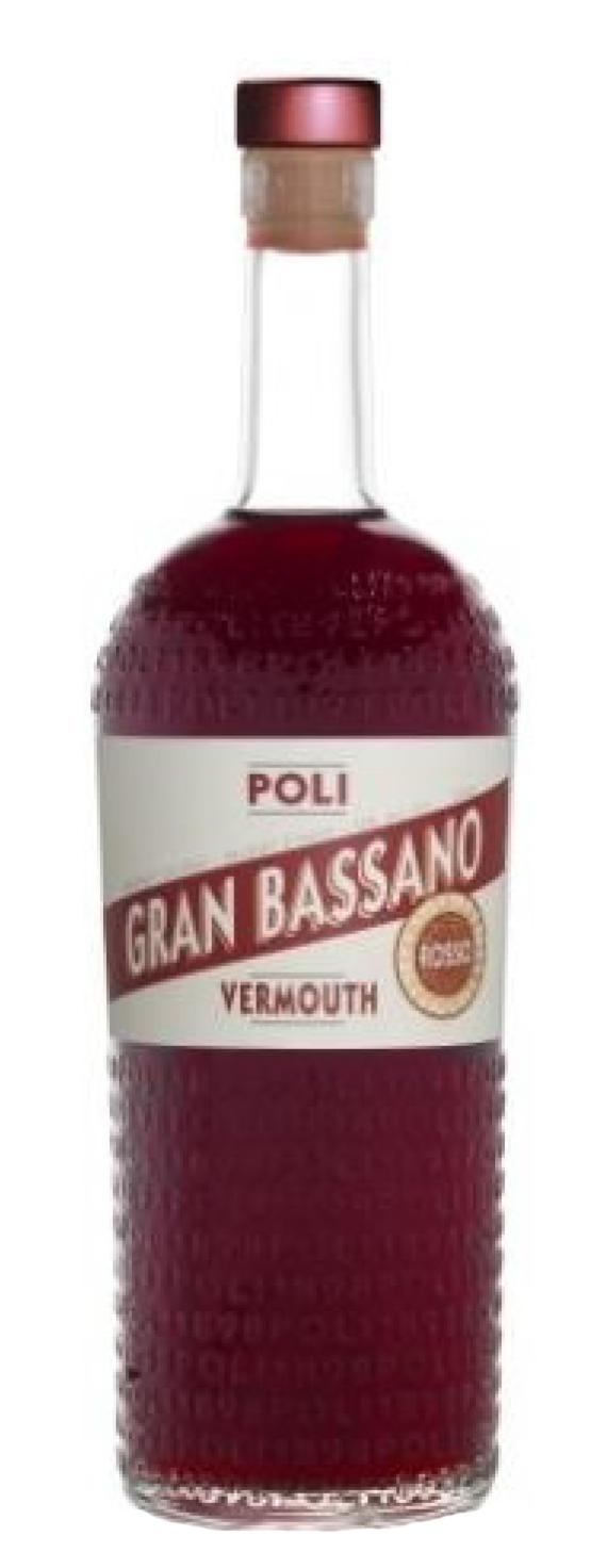Poli Gran Bassano Vermouth Rosso (700ML)  Front Bottle Shot