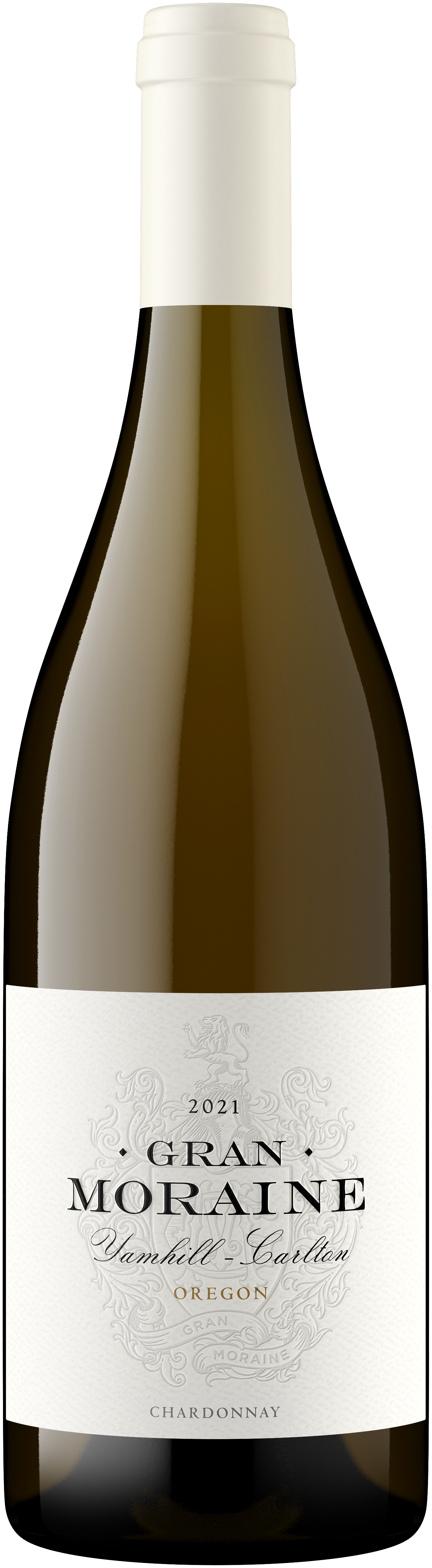 Gran Moraine Yamhill-Carlton Chardonnay 2021  Front Bottle Shot