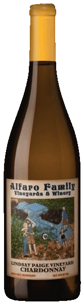 Alfaro Family Lindsay Paige Vineyard Chardonnay 2022  Front Bottle Shot