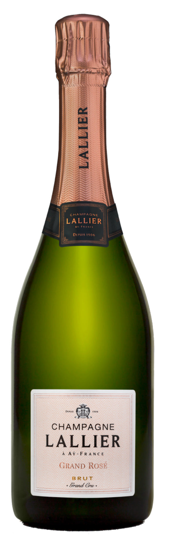 Lallier Grand Rose Brut Front Bottle Shot