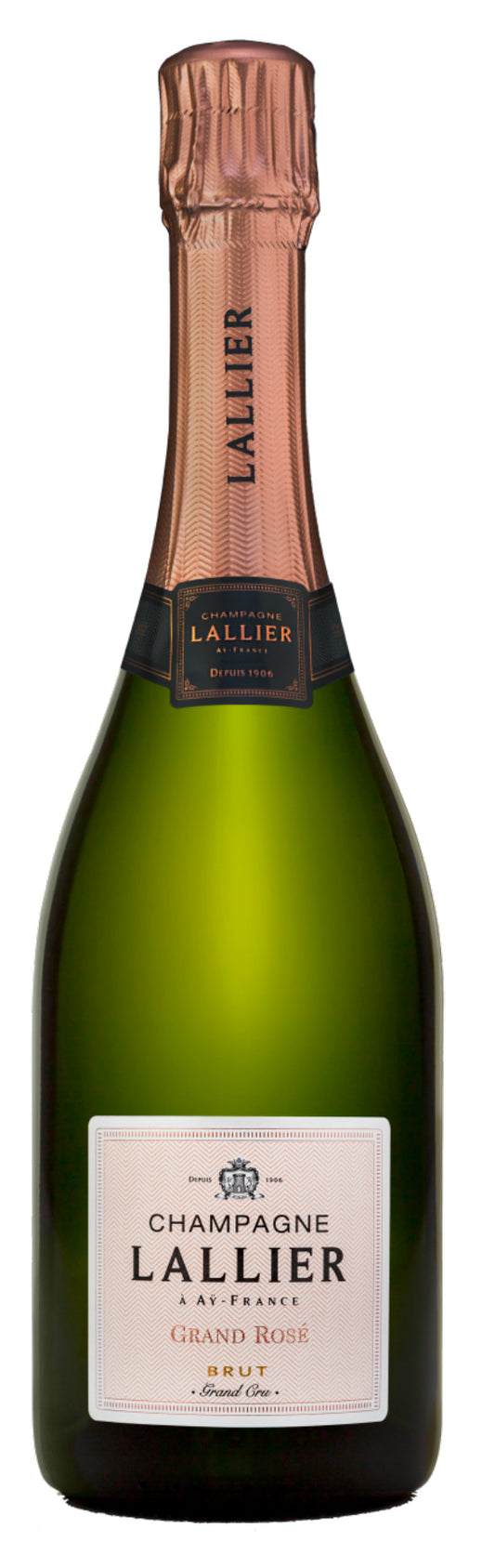 Lallier Grand Rose Brut Front Bottle Shot