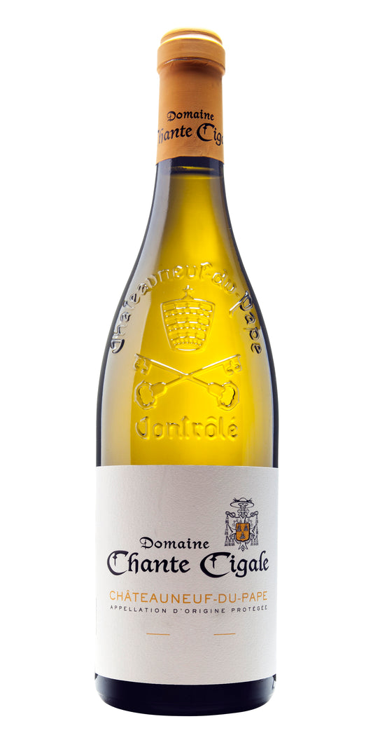 Domaine Chante Cigale Chateauneuf-du-Pape Blanc 2023  Front Bottle Shot