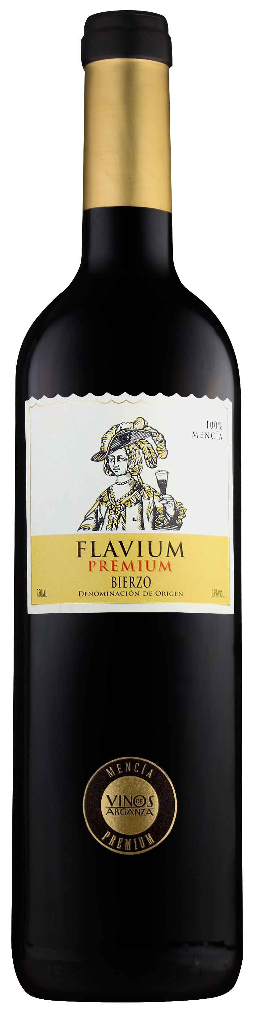 Vinos de Arganza Flavium Premium Crianza Mencia 2020  Front Bottle Shot