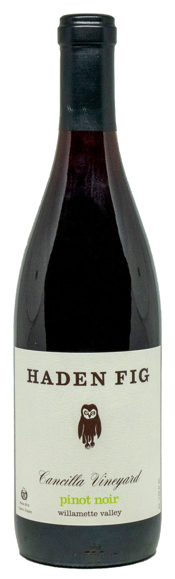 Haden Fig Cancilla Vineyard Pinot Noir 2022  Front Bottle Shot