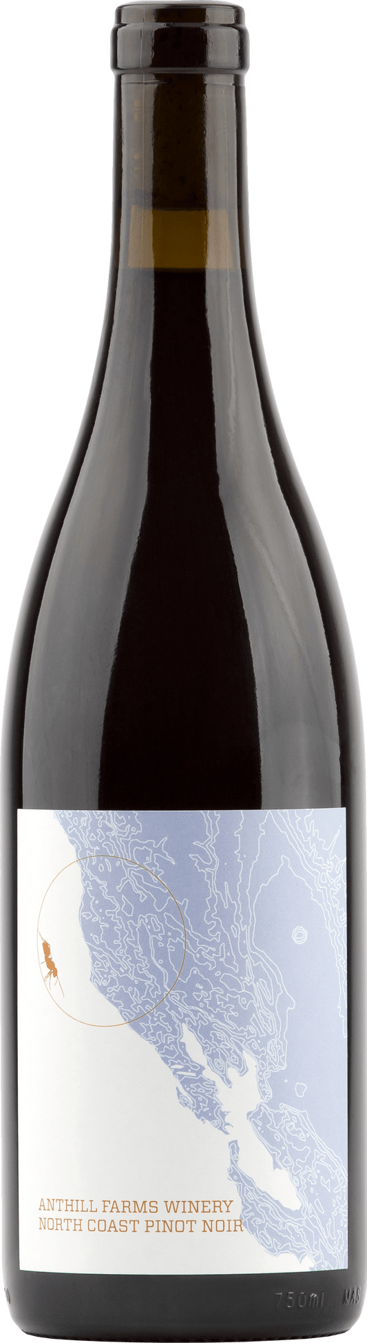 Anthill Farms North Coast Pinot Noir  Front Bottle Shot