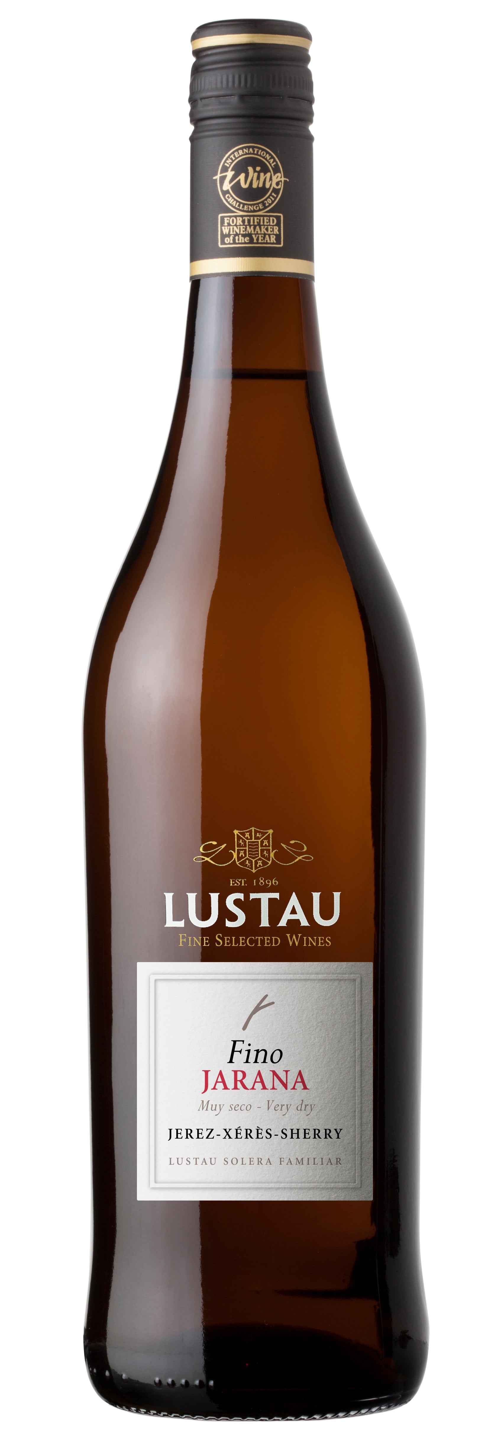 Lustau Jarana Fino Sherry Front Bottle Shot